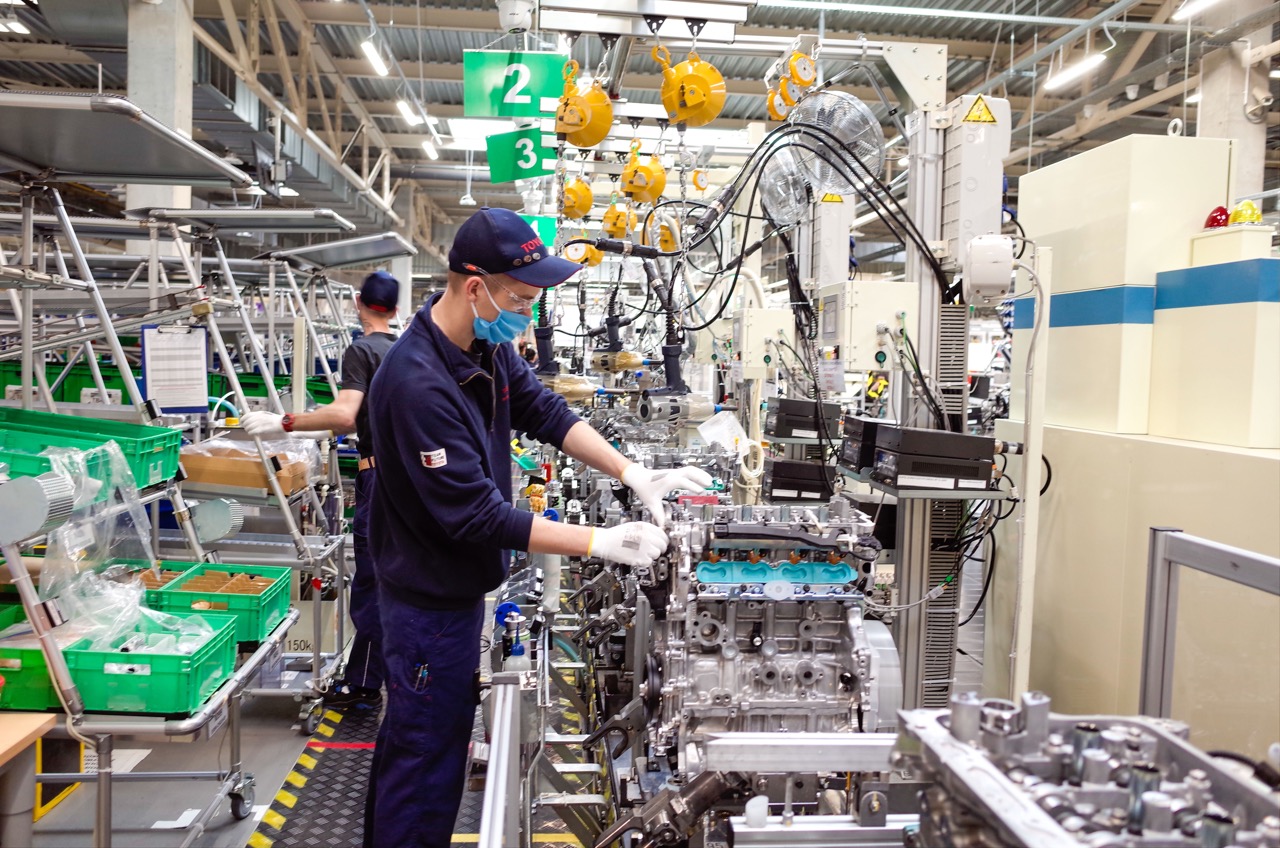 Production process at Toyota. Foto Zortrax.